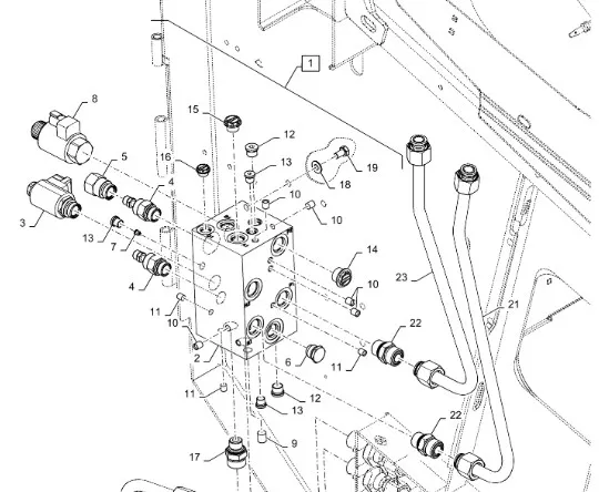 87755365 - Гидравлический распределительный клапан